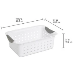 Sterilite Basket Ultra-White - 11L X 8W X 4H