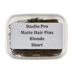 Studio Pro Short 2" Matte Hair Pin - 1/2lb. -Best Household Items studio pro short 2 matte hair pin blonde