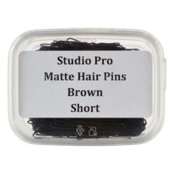 Studio Pro Short 2" Matte Hair Pin - 1/2lb. -Best Household Items studio pro short 2 matte hair pin brown
