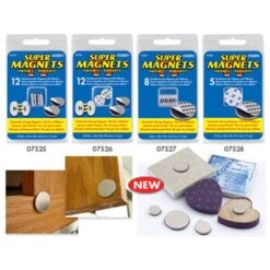 Super Neodymium Magnet Discs With Adhesive