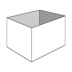 Waxed Chicken Box Brown