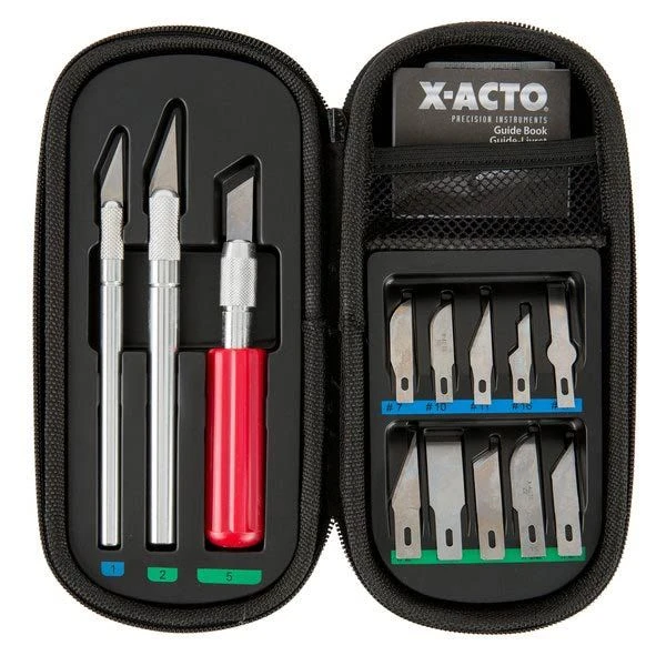 X-ACTO Basic Knife Set W/ Soft Case 1 X-ACTO Basic Knife Set W/ Soft Case
