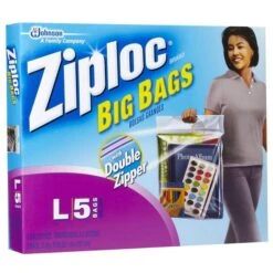 Ziploc Big Bag Large (5 Ct.) 15 X 15