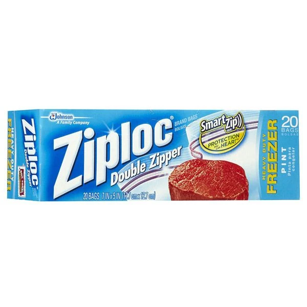 Ziploc Freezer Bag - 1Pint / 20 Count 1 Ziploc Freezer Bag - 1Pint / 20 Count